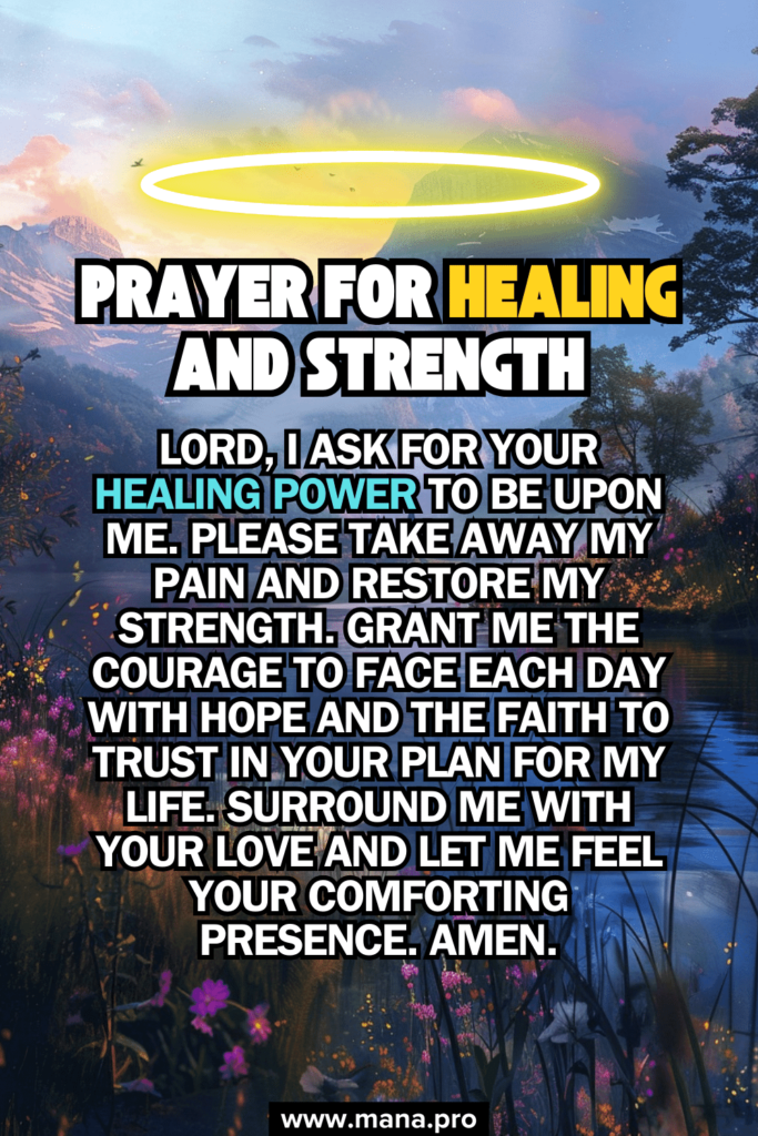 Prayer For Healing And Strength