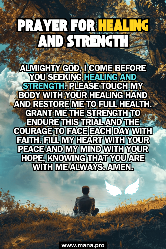 Prayer For Healing And Strength