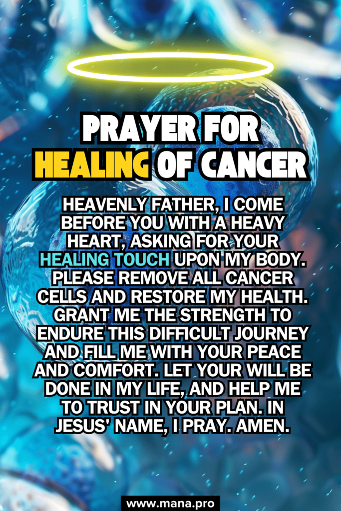 Prayer For Healing Of Cancer