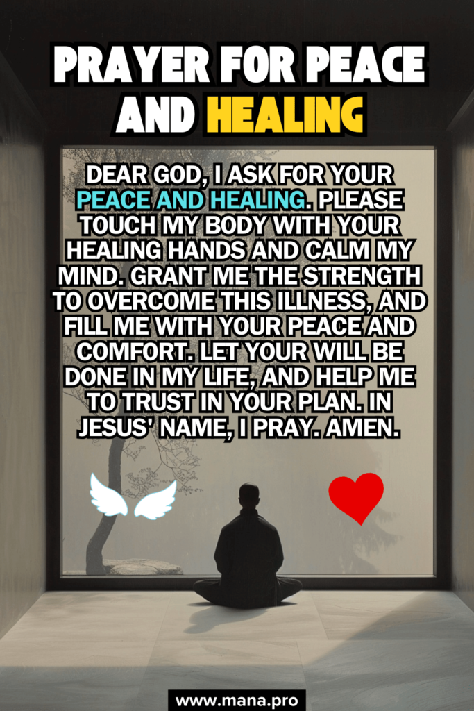 Prayer For Peace And Healing