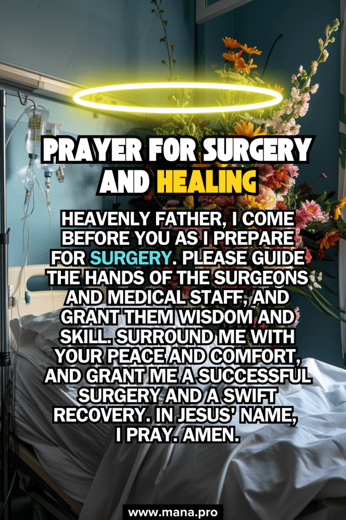 Prayer For Surgery And Healing