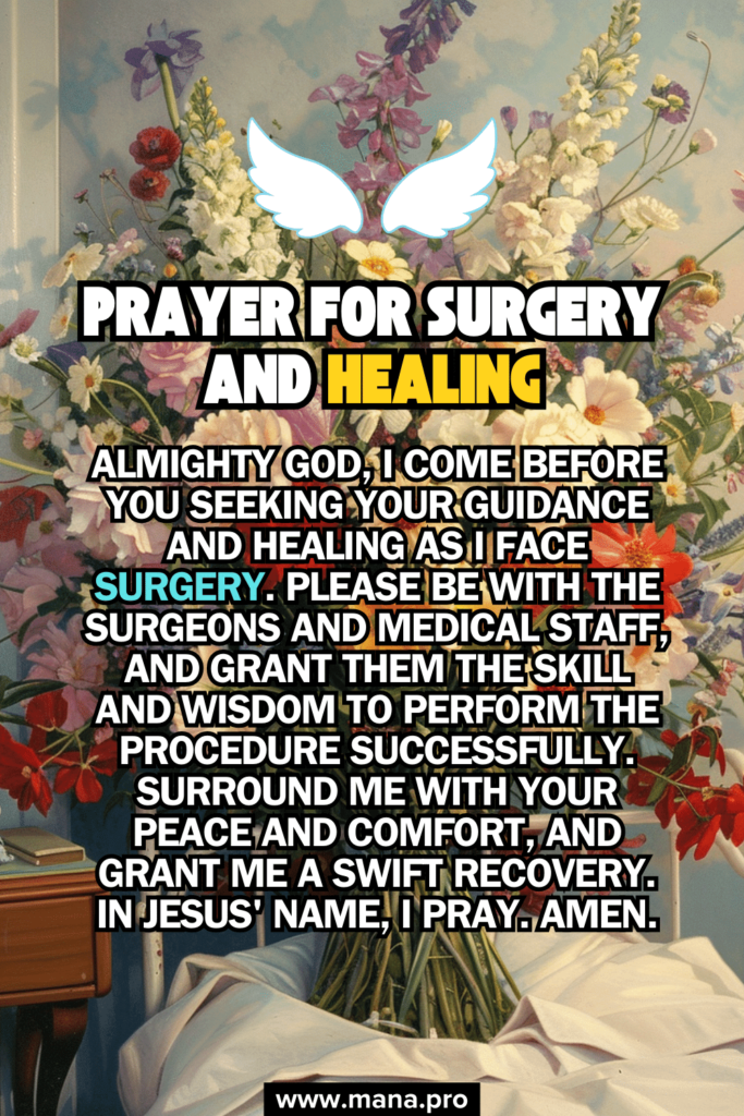 Prayer For Surgery And Healing