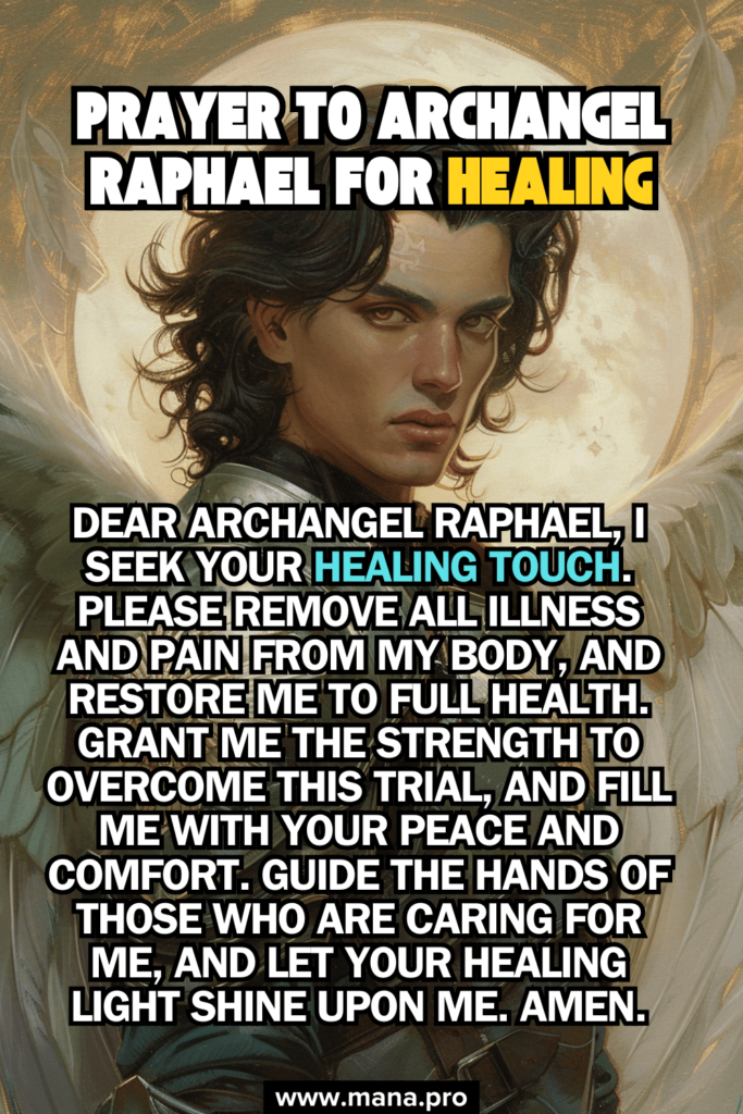 Prayer To Archangel Raphael For Healing