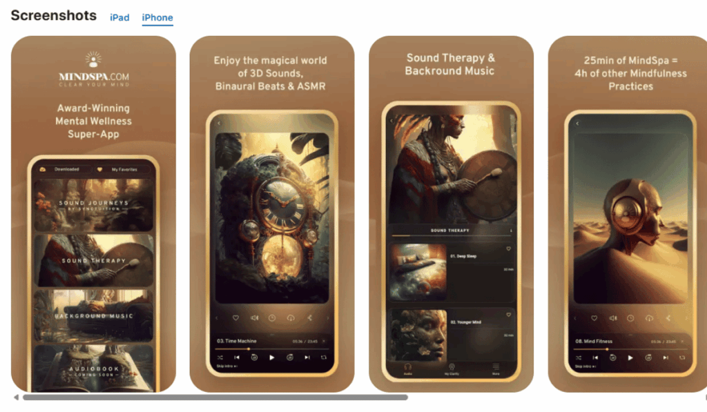 MindSpa- Best Sound Therapy Apps to Relax Your Mind & Body